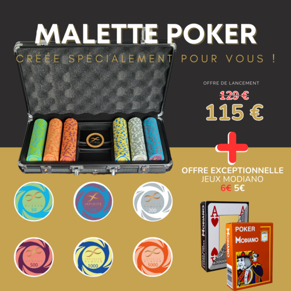 IP mallette de poker image de presentation